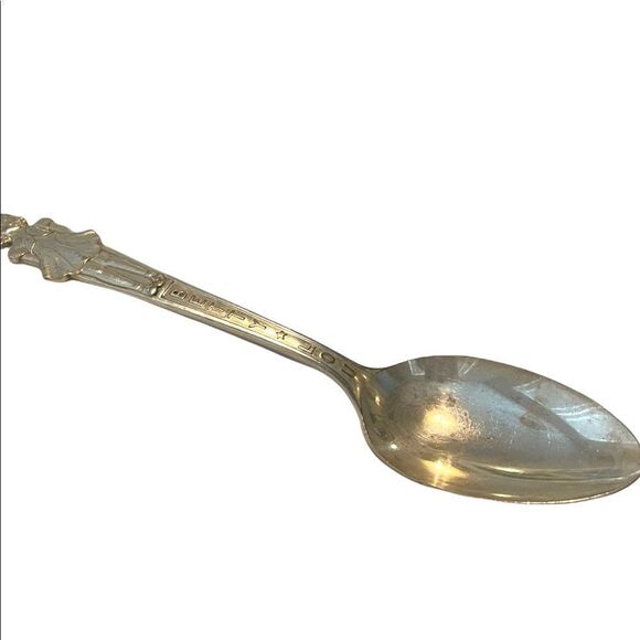 Vintage 1930s Betty Lou Carlton Silver Plate Souvenir Spoon Serving Flatware - Picture 10 of 15